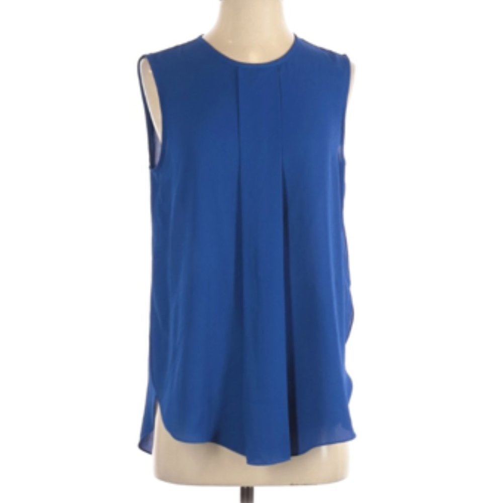 Vince Camuto Blue Sleeveless Blouse, S